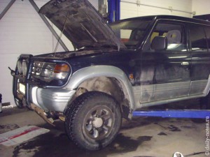 Pajero в автосервисе