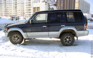 Задрался зад Pajero