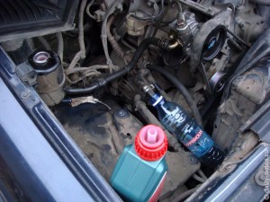 Прокачка контура ГУР в Pajero