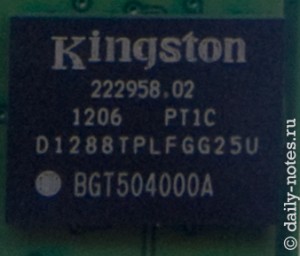 Чипы памяти Kingston
