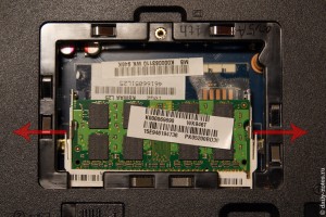 Извлекаем память из Toshiba L500