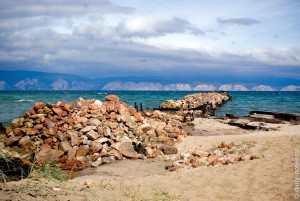 Бывший пирс в поселке Песчанка