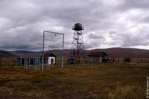 Заброшенная погранзастава на Укоке