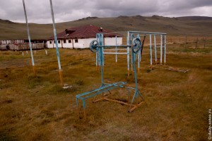Заброшенная погранзастава на Укоке