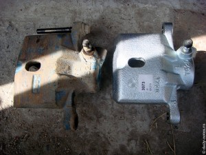 Сравнение супортов NK213073 и MB858464 сверху