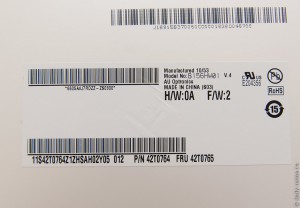 Стикер AUO B156HW01 v4