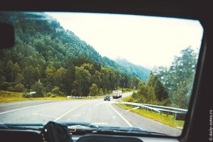 Участок трассы м52 Чуйский тракт