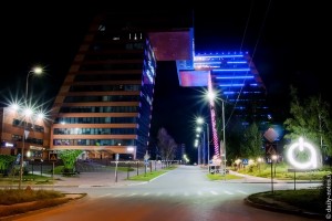 Башни Технопарка в новосибирском Академгородке