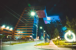 Башни Технопарка в новосибирском Академгородке