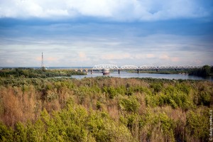 Вид с Бугринского моста, Новосибирск