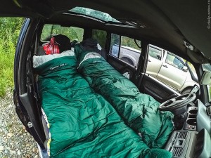 Спальные места в Mitsubishi Pajero
