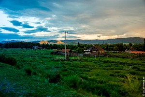 Аскиз в последних лучах солнца