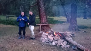 Вечернаяя стоянка перед Карагмеским перевалом