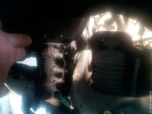 Потек рулевой редуктор Pajero