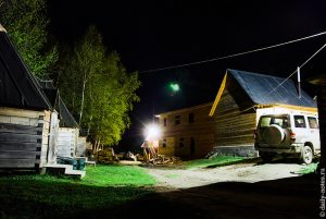 Ночевка на базе Кырсай, южный берег Телецкого озера