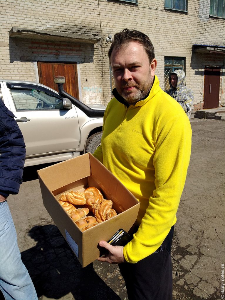 В поселке "Радуга" покупаем отличные булочки