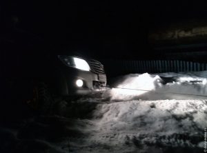 Саша застрял на выезде